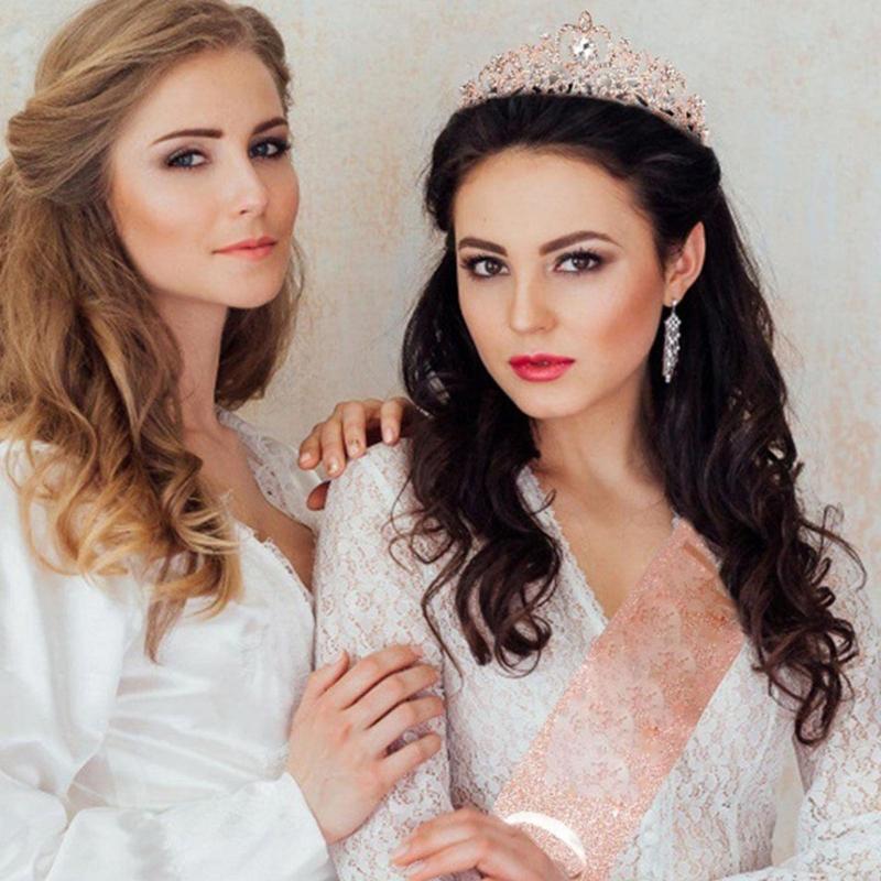 Rhinestones Tiaras For Women And Girls Elegant Crowns With Comb For Wedding Bridal And Party Hair Accessories