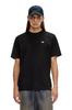 With Logo and One Point A038190AIJU XS Black 9XX Men's T-Shirt
