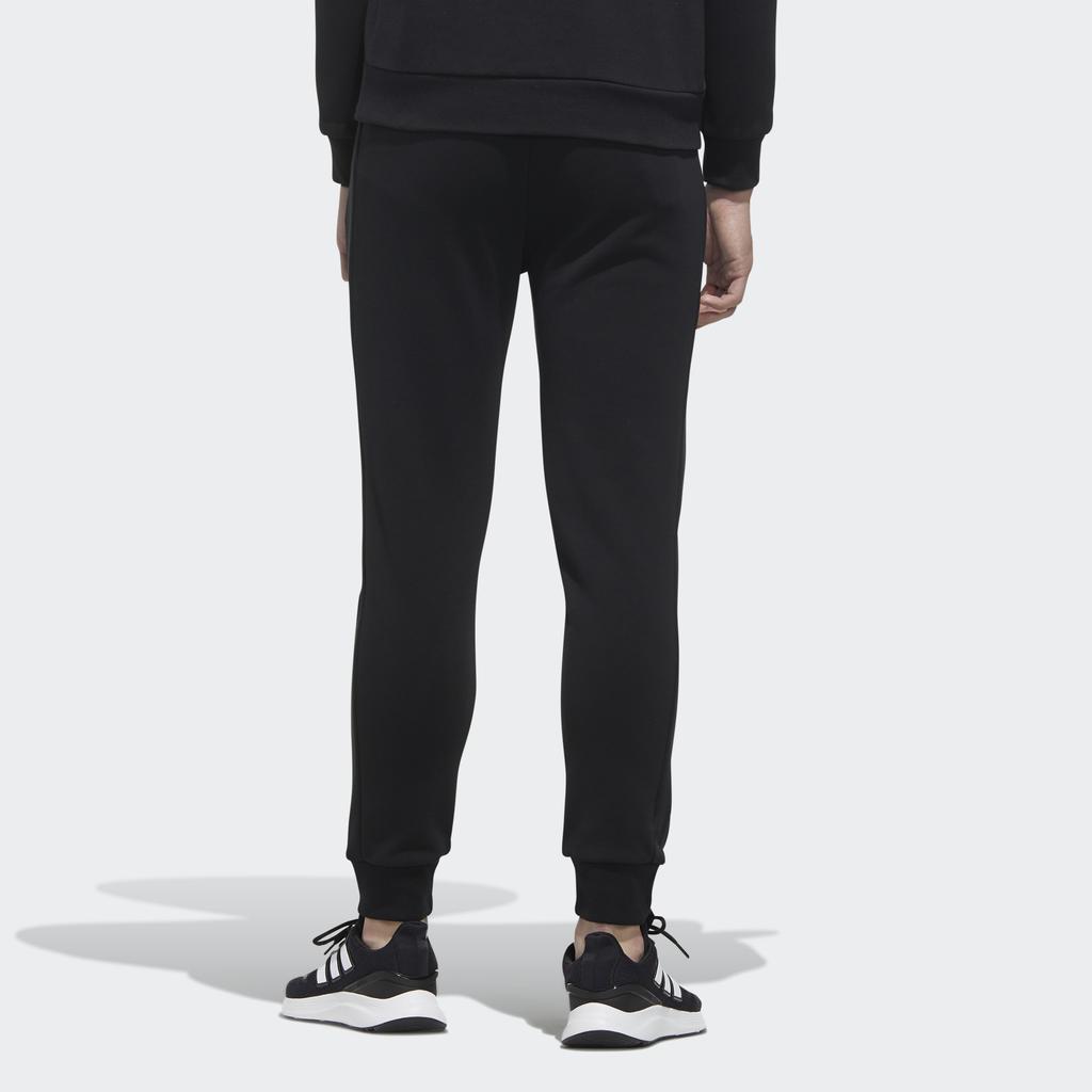 Adidas Neo Logo Cuffed Joggers Men Bottoms Black FU1046