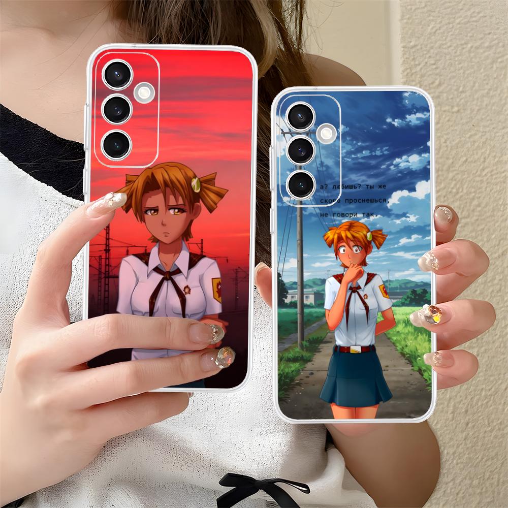Everlasting Summer Alisa Clear Mobile Phone Case for Samsung Galaxy S25 S24 S23 S22 S21Plus FE Ultra Colorful Cover