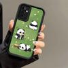 Phone Case for Samsung Galaxy A17 A16 A15 A14 A13 Cute Cartoon Panda A56 A36 A26 A55 A35 A25 A54 A34 A24 A53 A33 A23 A07 A06
