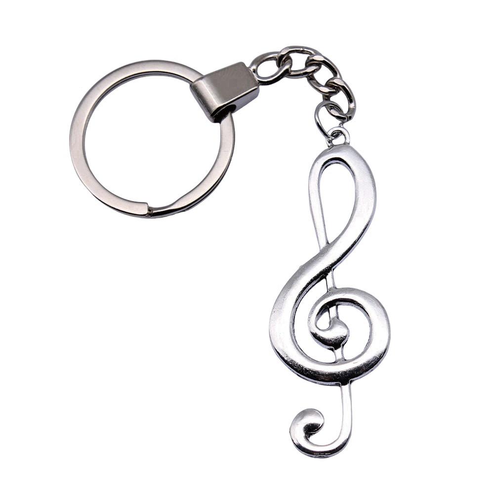 Sports Charm Keychain Music Pendant Party Gifts Key Holder 30mm Ring