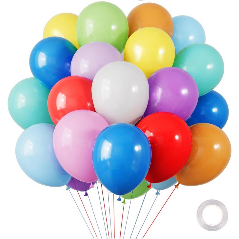 Metal Sequin Balloon Set - 30 Colorful Holiday Party Decorations