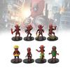 Character Deadpool Model Toys Cute Cartoon Living Room Tabletop Decor Dolls