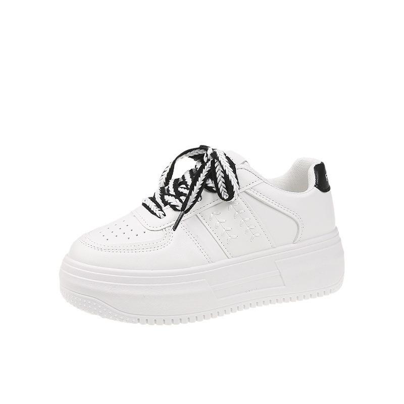 Thick-soled Heightening Little White Shoes Women's Spring and Autumn New Fashion Versatile Trend Student Casual Board Shoes Tide