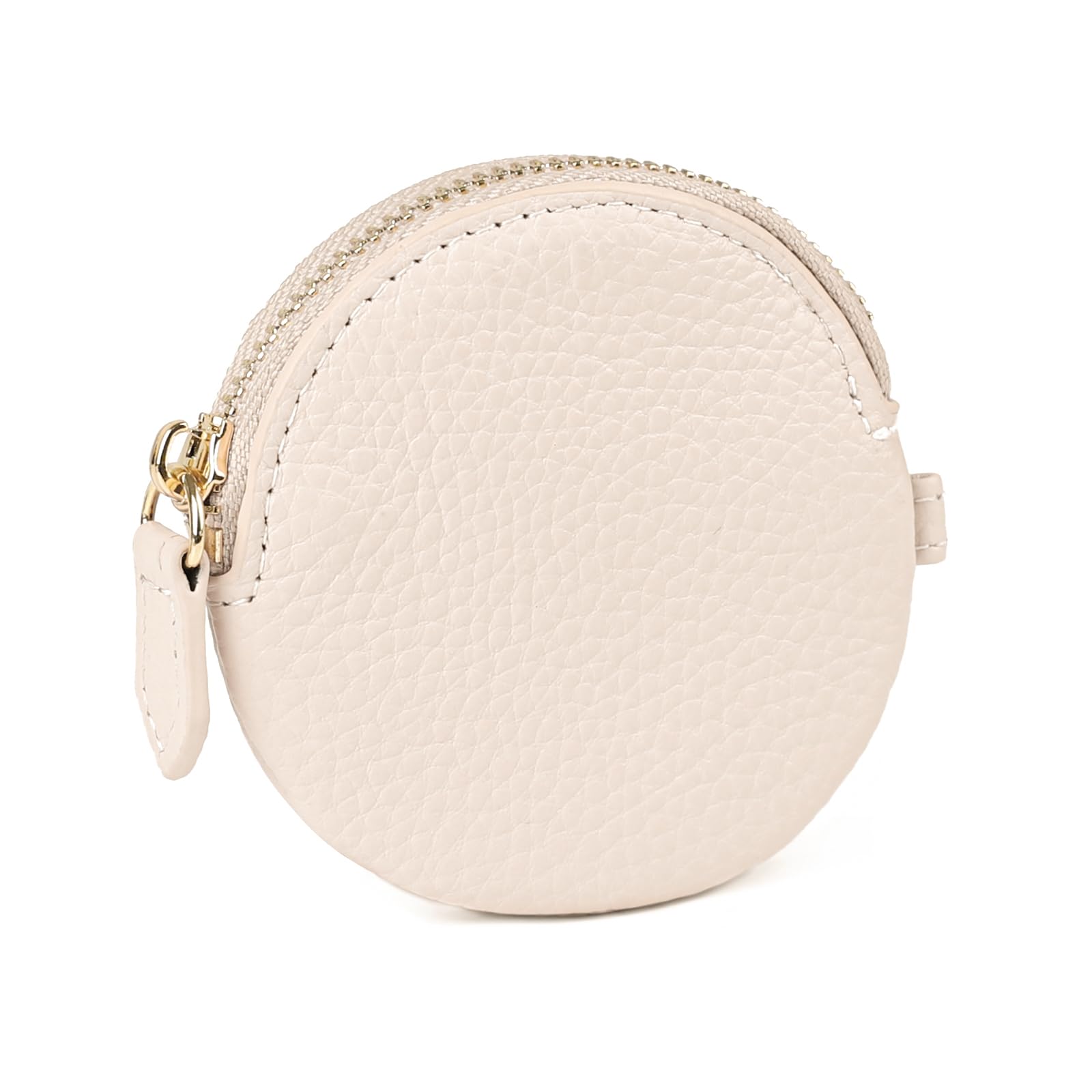 

[imeetu] Small Coin Purse, Women s, Genuine Leather, Mini WalletPouch, Round, Easy Access, Lightweight, Soft, Simple, Multi-Case, Durable, Slim