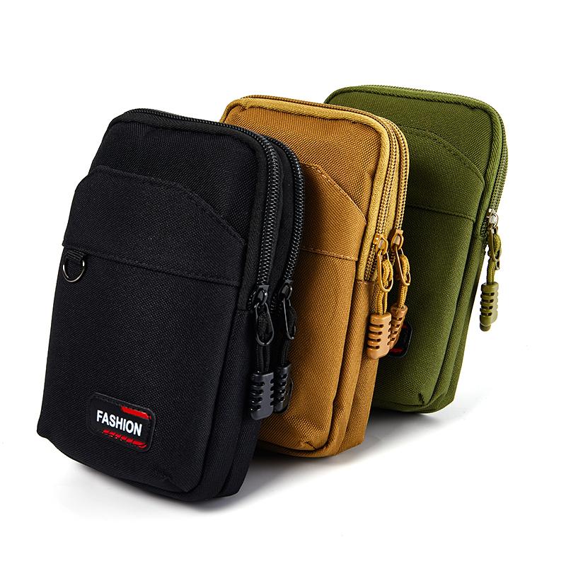 Çift Katmanlı EDC Molle Çanta Dış Mekan Askeri Bel Çantası Erkek Telefon Kılıfı Çanta