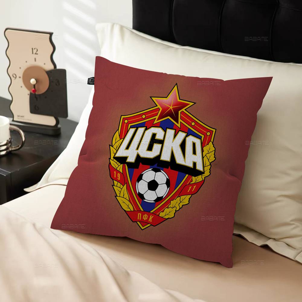 C-CSKAS Football Team Pillow Gifts Home Office Furnishings Bedroom Sofa Car Cushion Cover Case 45x45cm