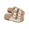 Fashion 2025 Comfortable Women's Cork Sandals Summer Outdoor Slippers Thick Bottom Beach Slippers