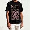 Him Band Pro Fan Dárek Tričko Unisex Unisex Harajuku Oversized Unisex Krátký Rukáv Streetwear Vysoká Kvalita Pár Komfortní Měkký