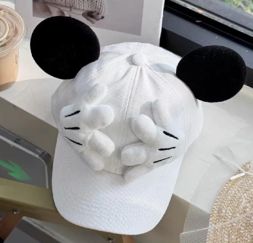 Mickey Hot Sale Parent-Child Anime Children's Baseball Cap Cartoon Big Eared Casual Sports Snapback Hat for Boys and Girls Gift