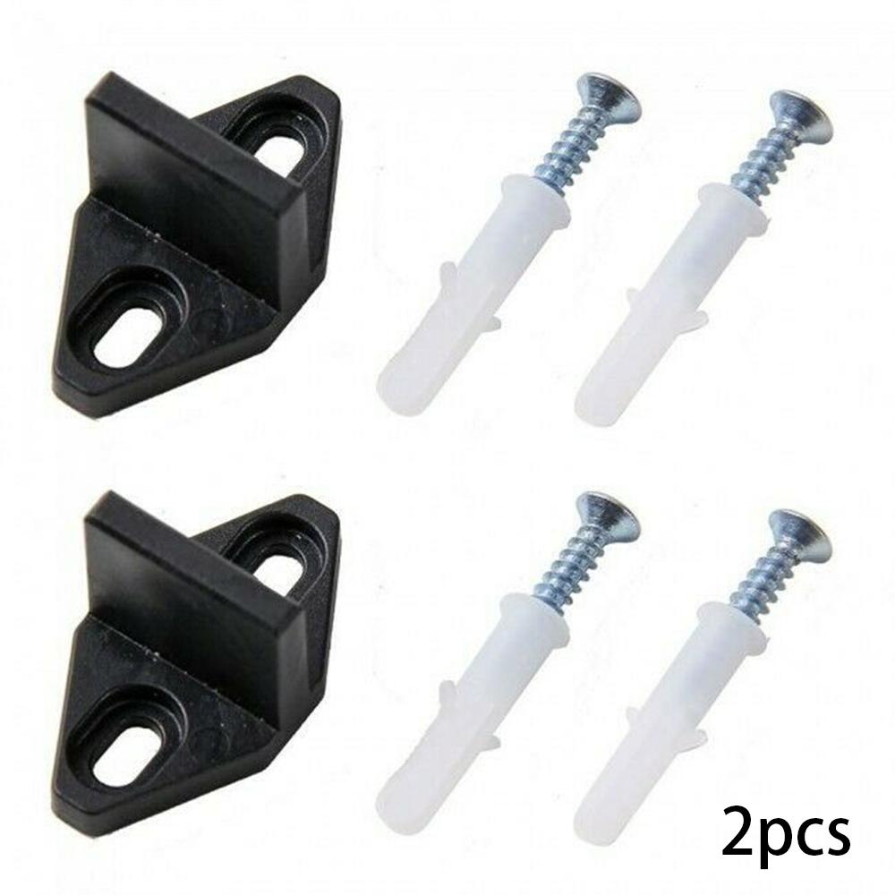 

Home Floor guides Mounted Tools Barn Door Bottom Guide Floor Hardware Sliding Door With Screws Hot Sale Reliable 10pc