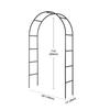 Black White Green Balloons Archway Iron Art Plant Support Trellis Flower Frame Door  Indoor Outdoor