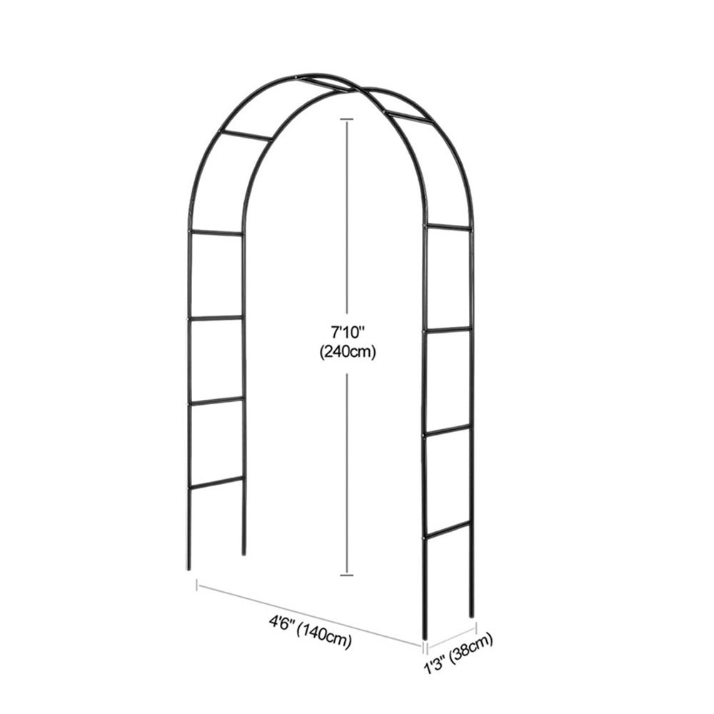 Black White Green Balloons Archway Iron Art Plant Support Trellis Flower Frame Door  Indoor Outdoor