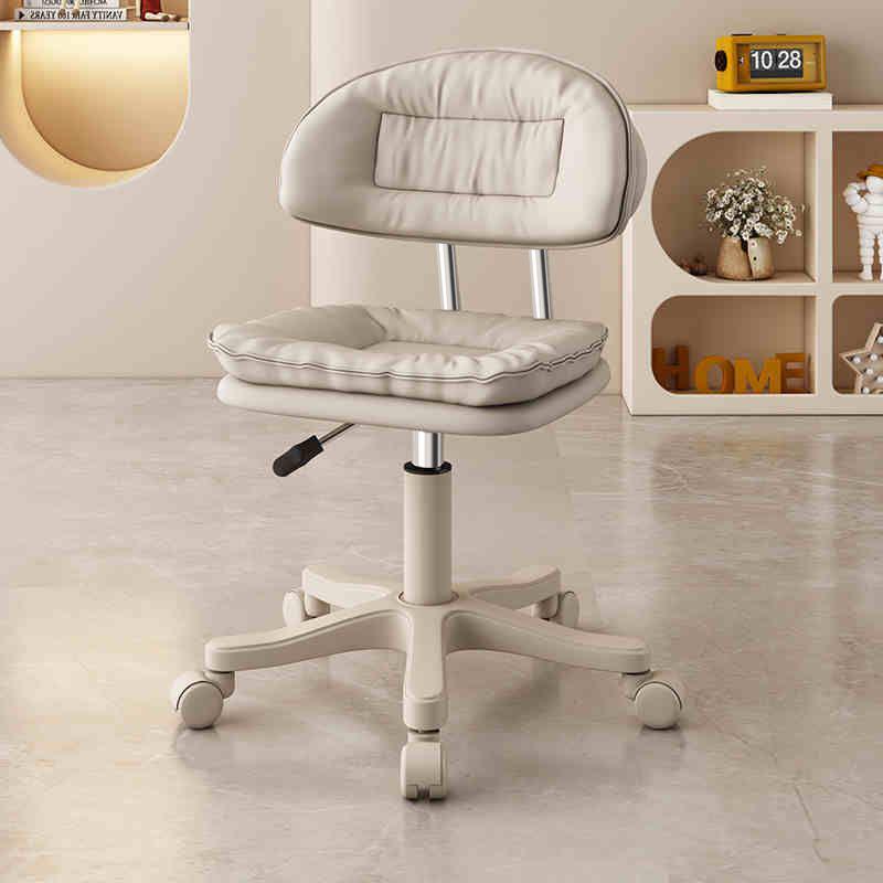 Reliable Beauty Stool Swivel Recliner with Casters for Home and Makeup