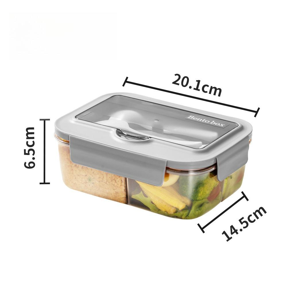 It Can Be Heated in The Microwave Oven, Round Convenient Lunch Box, Kitchen Bento Box, Fruit Food Grade Fresh-keeping Box.