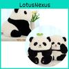 Panda Hua Hua Plush Toy Realistic Stuffed Panda Pillow For Kids And Adults