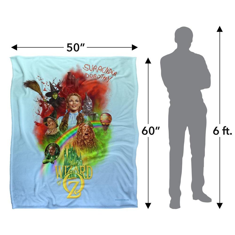 Wizard Of Oz Silky Poster Supersoft Blanket