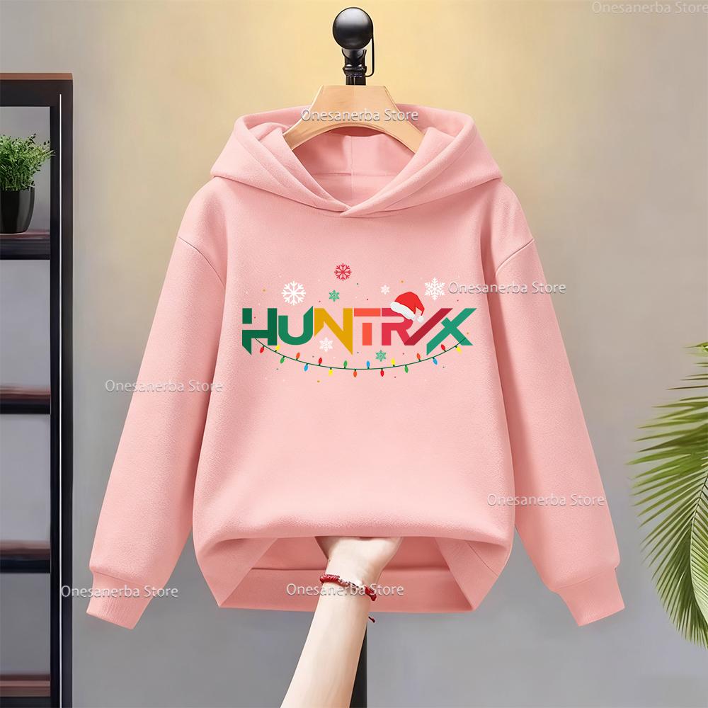 

Cartoon KPop Demon Hunters Children s Hoodie Long Sleeve Korean Fashion Sport Y2k Cute Kid Girl Hooded Sweatshirt Christmas Gift 100