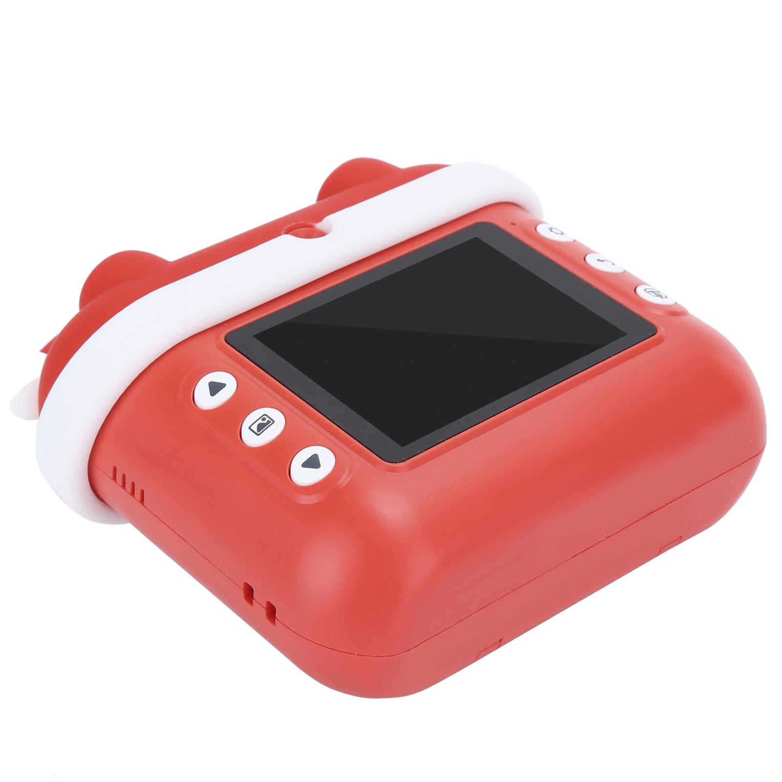 

Мультяшная камера с рисунком Санта-Клауса, детская камера, автоматическая печать фотографий, экран 2,4 дюйма с WIFI