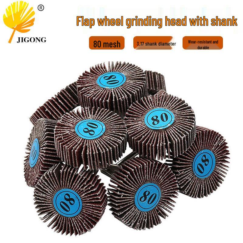 T-Handle Sandpaper Flap Wheel Grinding Head for Metal Woodworking and Polishing