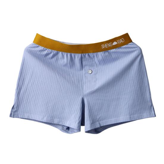 Boxer საცვლები საშუალო აწევა 3D დიზაინის Patchwork ფერადი Boxer ტრუსები მაღალი ელასტიური დიზაინის ზოლიანი შარვალი ყოველდღიური ტანსაცმელი