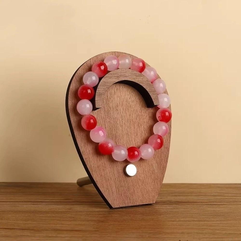 Multi-function Bracelet Display Rack Wood Ornaments Storage Case Hand Bangle Organizer Jewelry