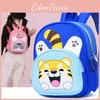 Kids Backpack For Kindergarten With Nylon Material And Cartoon Pattern For School Age Children