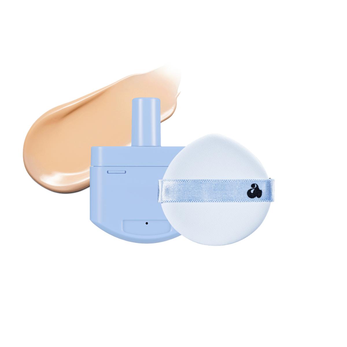 UNLEASHIA - Babe Skin Baby Blue Cushion Nachfüllpackung 22N Mellow LSF 40 PA++, 15 g - Nachfüllung für Cushion Foundation