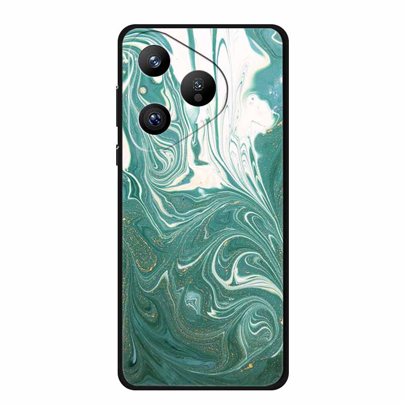For Huawei Pura 80 5G Case Marble Granite Textured Soft Silicone TPU Phone Case For Pura80 5G Bumper Coque Mica Painted Cover