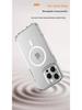 Compatible iPhone 15 Pro/16 Pro Max Magnetic Transparent Matte Protective Case