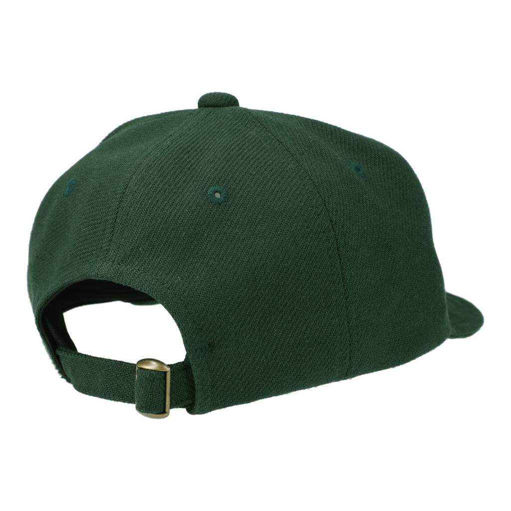 Basic Enchi City Short Cap Umpire Short Free Size Hat, Brim, Antibacterial, Deodorizing, Moisture-wicking, Quick-drying, Men's & Women's, (Dark Green)