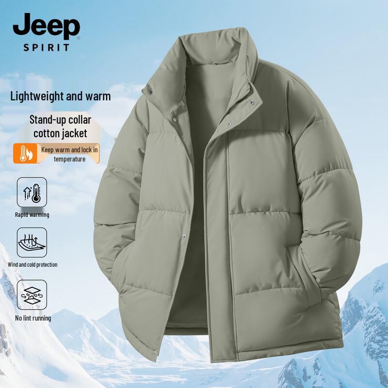 JEEP SPIRIT Men's 2025 Casual Padded Winter Jacket