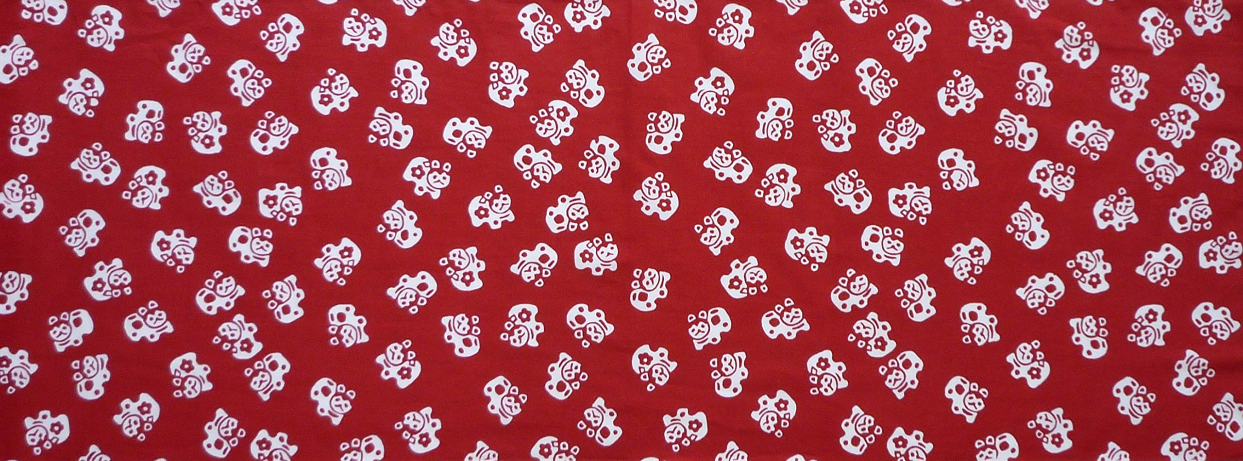 

Todaya Shoten Niwazome Tenugui Inuhariko 617 (Red)