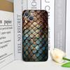 Creative Black Golden Scale Texture Printed Phone Case for iPhone 17 16 12 11 14 13 15 Pro Max Mini XS MAX XR 7 Plus Soft Cover