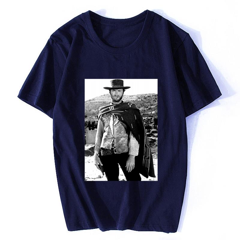 Unisex T Shirt Clint Eastwood Western The Good The Bad And The Ugly Photo Movie Tee TShirt Novelty Tshirt Women Unisex Tees S