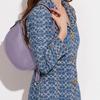Coach Luna 27 Zipper Closure Soft Pebble Leather Handheld Crossbody Shoulder Bag Women Bags Purple CC439-LHVHM