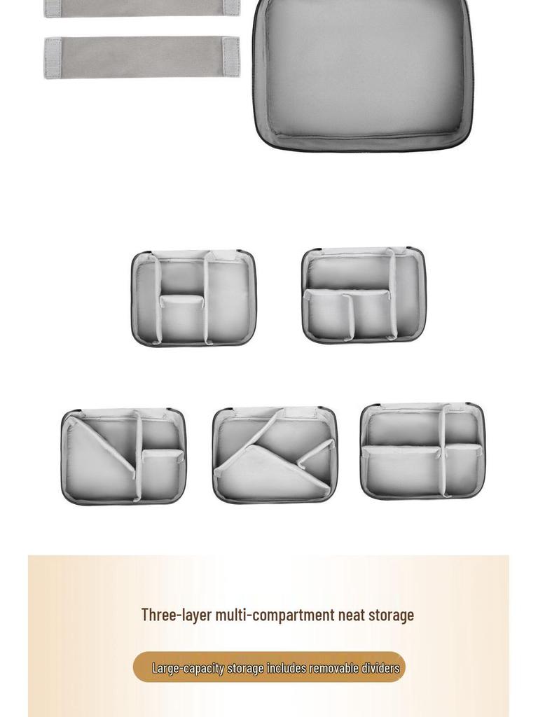 Portable Large Capacity Waterproof Multi-Functional Storage Bag for Electronics & Makeup