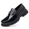 New Men's Luxury Leather Shoes Genuine Leather Dress Shoes Fashion Loafers Slip-on Comfy Casual Business Shoes Fomal Mocassins