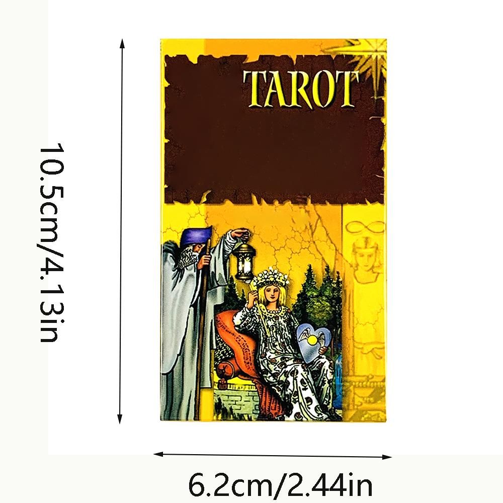 New Tarot Cards 78 Tarot Deck Spanish Version Fortune Telling Divination Edition Board Playing Game For Party,Christmas Gifts