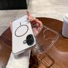 For iPhone 16 Case Compatible with MagSafe Clear Slim PC Phone Back Cover
