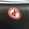 Car Stickers No Farting Creative Decals Waterproof Truck Auto Decoration PET