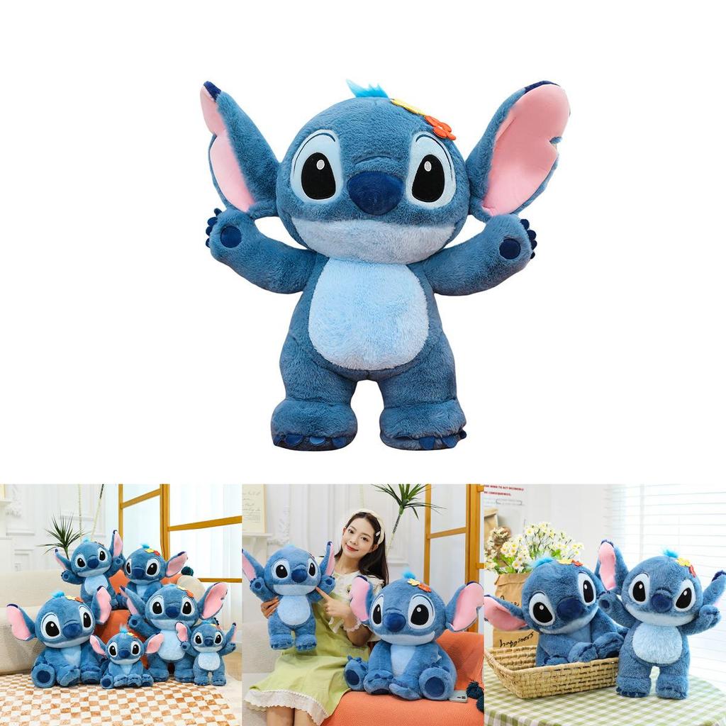 Stitch Plush Toy With Flower Decor For Kids And Collectors