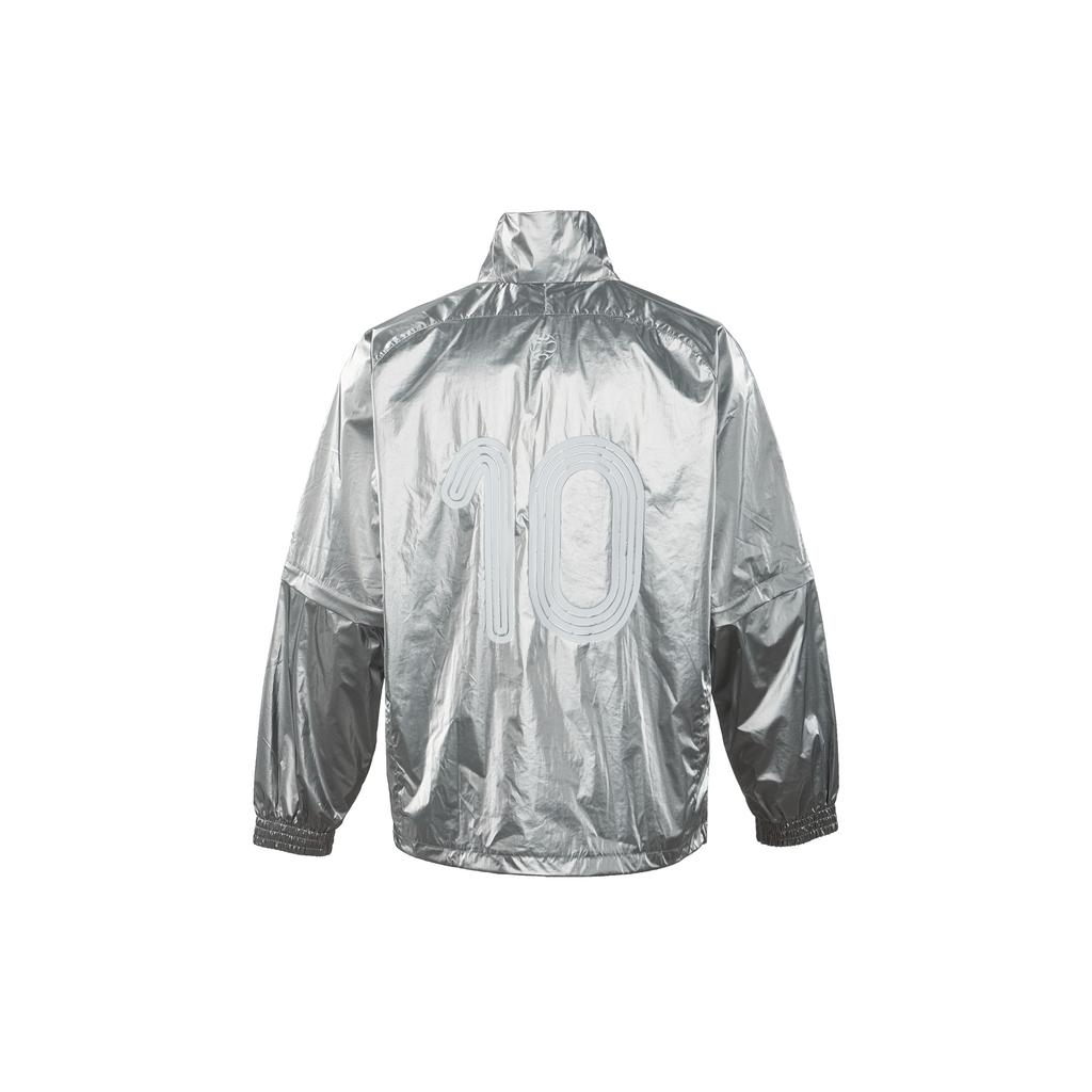 (WMNS) Adidas Adilenium Season 4 Team Geist Oversized Silver Track Top 'Silver Metallic' Women's KE9784