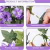 Artificial Flowers for Outdoors  1PCS Spring Faux Morning Glory Look Real Silk Flowers for Outside Planter UV Resistant Fake Flowers