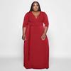 Women's Loose Plus Size Dress With Belt
