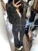 Korean Style Hooded Cardigan & High-Waisted Long Pants Set for Women - Autumn/Winter Fashion