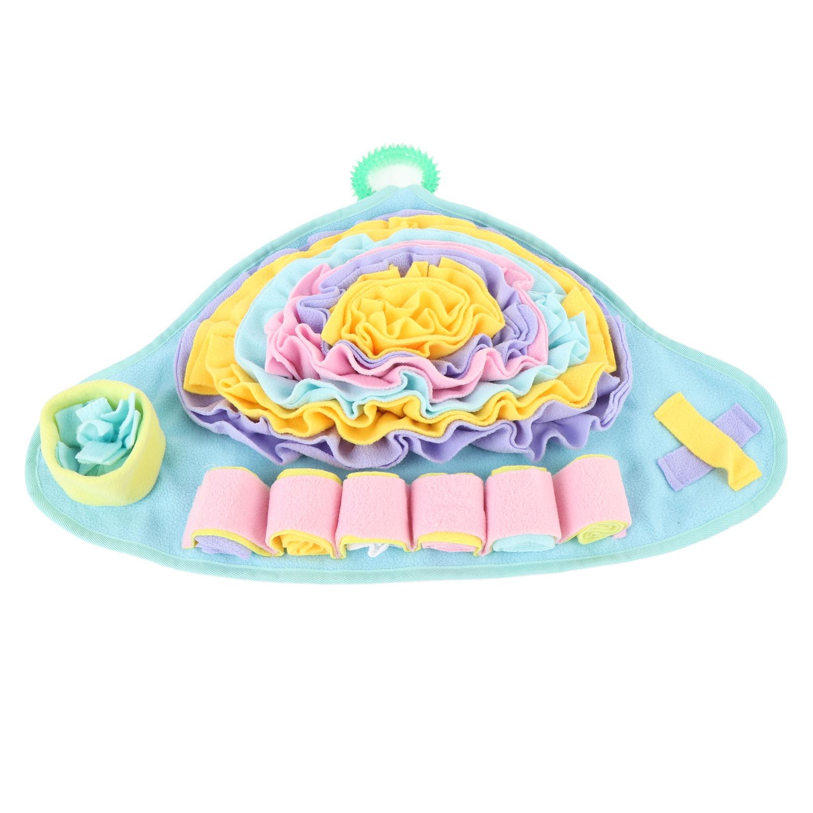 

Pet Snuffle Mat for Dogs Interactive Feed Puzzle Encourages Foraging Skills Slow Eating Sniff Mat