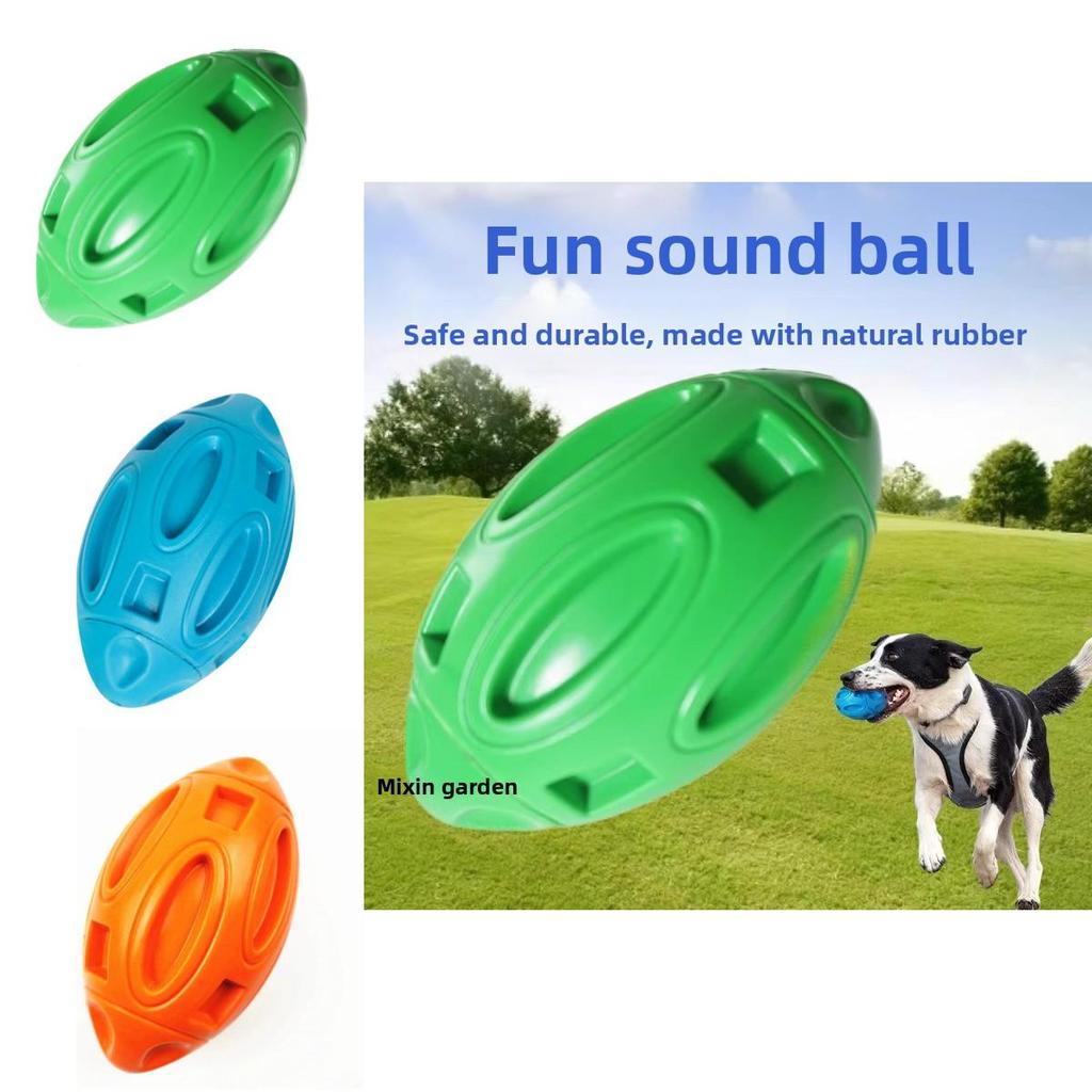 Pet Noisemaking Rubber Toy With Chewing Surface For Dogs And Puppies