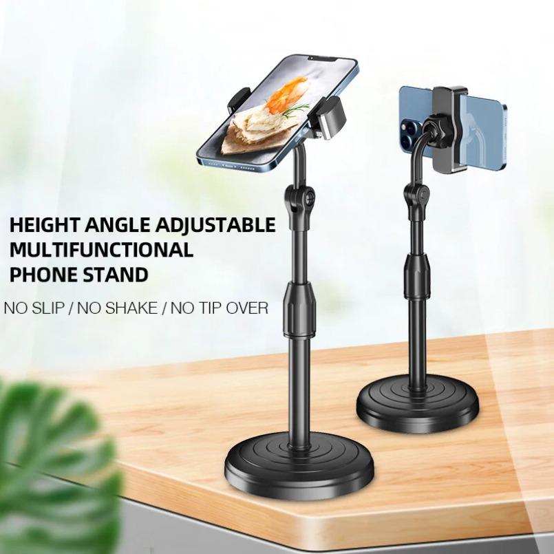 360° Rotatable Weighted Anti -Slip Base Desktop Desk Lazy Foldable Adjustable Flexible Arm Universal Holder For iPhone Samsung
